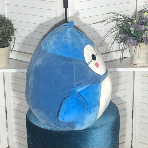 NWOT Squishmallows Babs The Blue Jay Bird Squishy Stuffed Toy Plush Fuzzy Wings - Picture 7 of 12